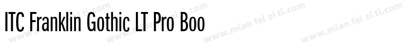 ITC Franklin Gothic LT Pro Book字体转换